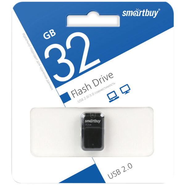 Память Smart Buy "Art"  32GB, USB 2.0 Flash Drive, черный