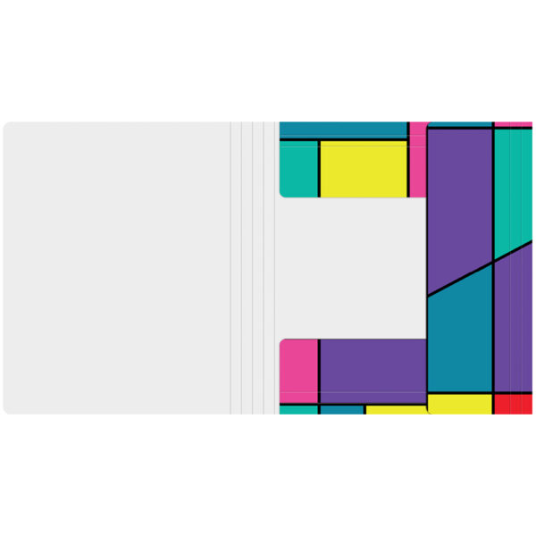 Папка для тетрадей на резинке Berlingo "Color Block" А5+, 600мкм, с рисунком