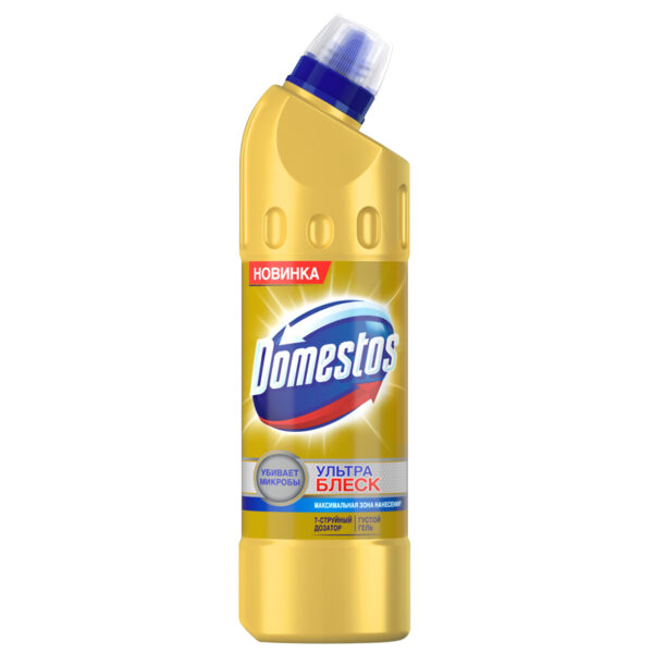 Средство для туалета Domestos "Ультра блеск", гель, 500мл