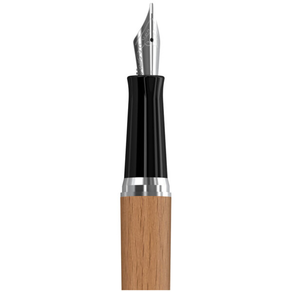 Ручка перьевая подарочная Berlingo "Nature" черная, 0,8мм, дуб