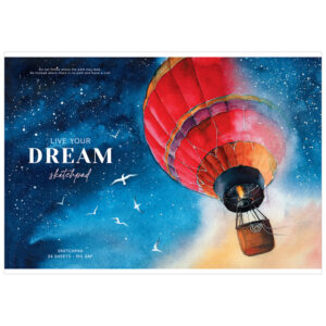 Альбом для рисования 24л., А4, на скрепке Greenwich Line "Dream above", 120г/м2