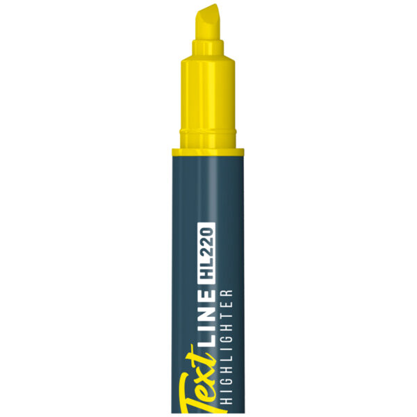 Текстовыделитель двусторонний Berlingo "Textline HL220" желтый/фиолетовый, 0,5-4мм