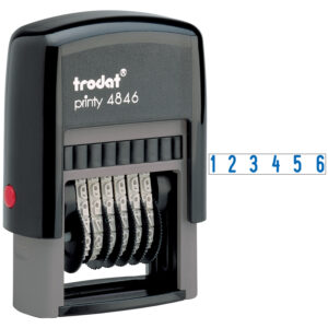 Нумератор мини автомат Trodat, 4,0мм, 6 разрядов, пластик (53200)
