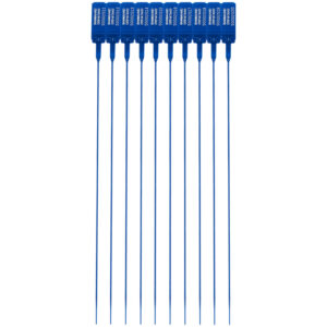 Пломба пластиковая сигнальная Альфа-МД 350мм, синяя
