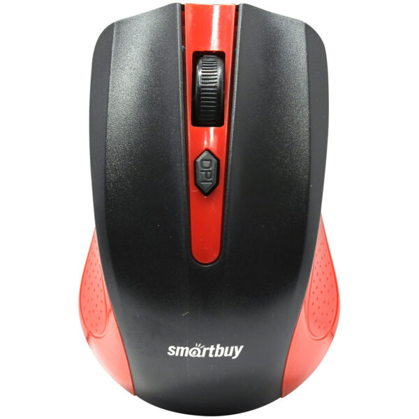 Мышь беспроводная Smartbuy ONE 352, красный, черный, 3btn+Roll