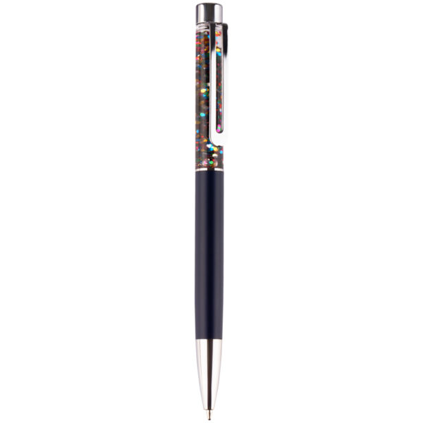 Ручка шариковая автоматическая MESHU "Black sand" синяя, 1,0мм