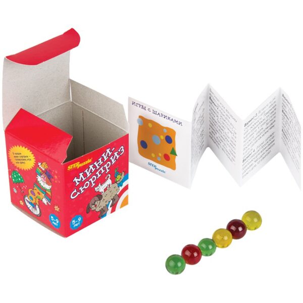 Игра настольная Step Puzzle "Мини-Сюрпризы", картонная коробка