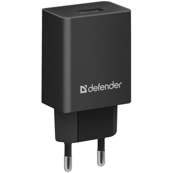 Зарядное устройство сетевое Defender EPA-10, 1*USB, 2.1А output, пакет, черный