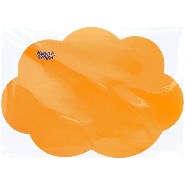 Доска для лепки Мульти-Пульти "Облачко", фигурная, А5+, 800мкм, пластик, оранжевый