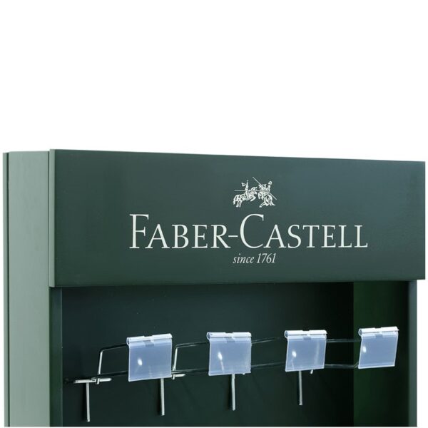 Стойка Faber-Castell деревянная с пластиковыми дисплеями, В 1800* Ш 500 *Г 300