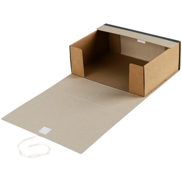 Короб архивный с завязками OfficeSpace, 120мм, переплетный картон, до 1100л.
