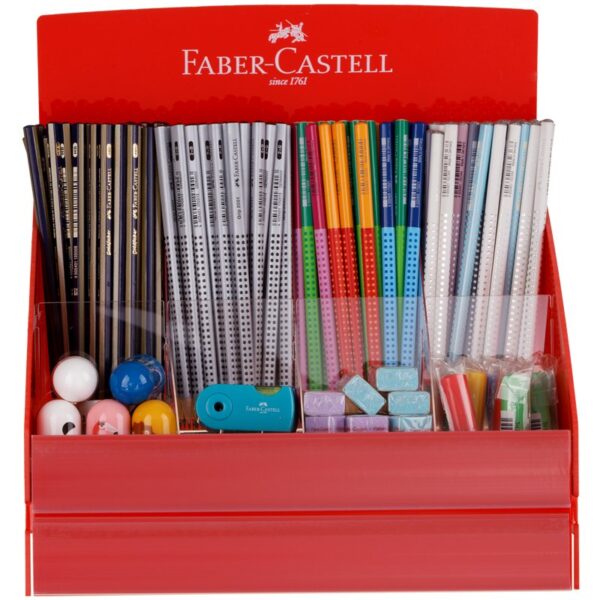 Дисплей на прикассовую зону Faber-Castell, красный