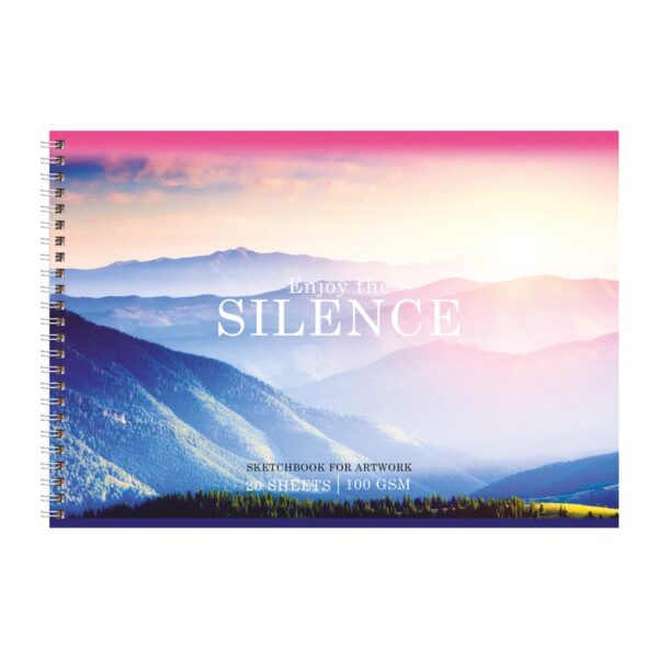 Альбом для рисования 20л., А4, на гребне BG "Silence"