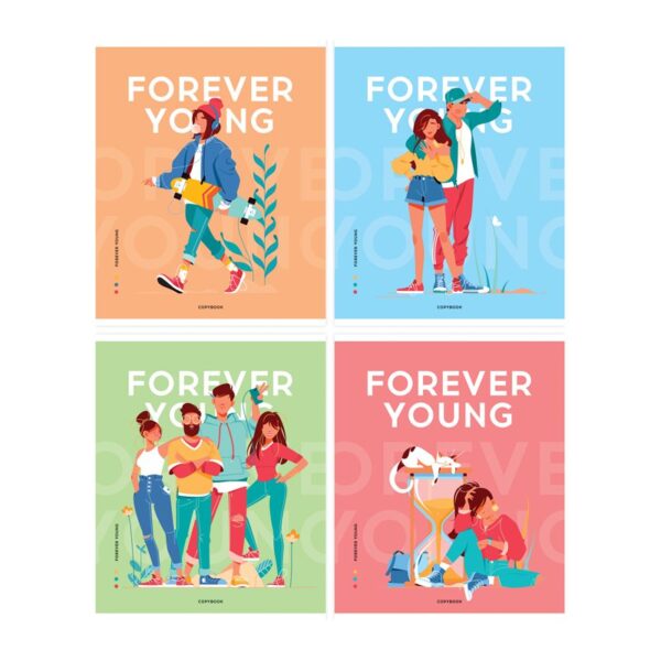 Тетрадь 96л., А5, клетка ArtSpace "Стиль. Forever young"