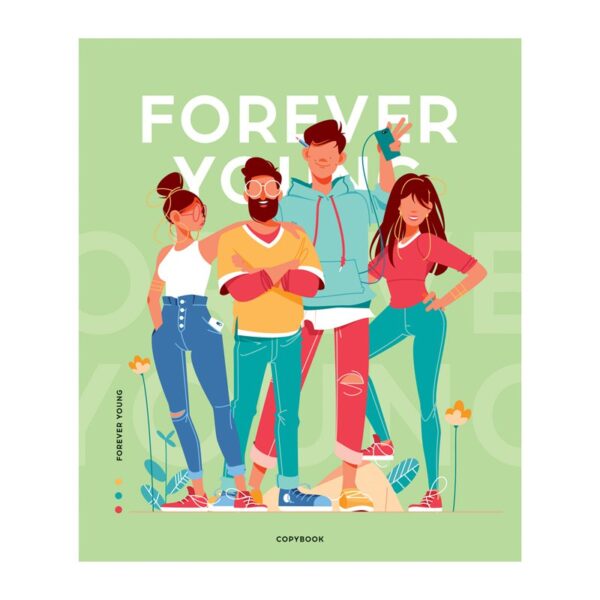 Тетрадь 96л., А5, клетка ArtSpace "Стиль. Forever young"