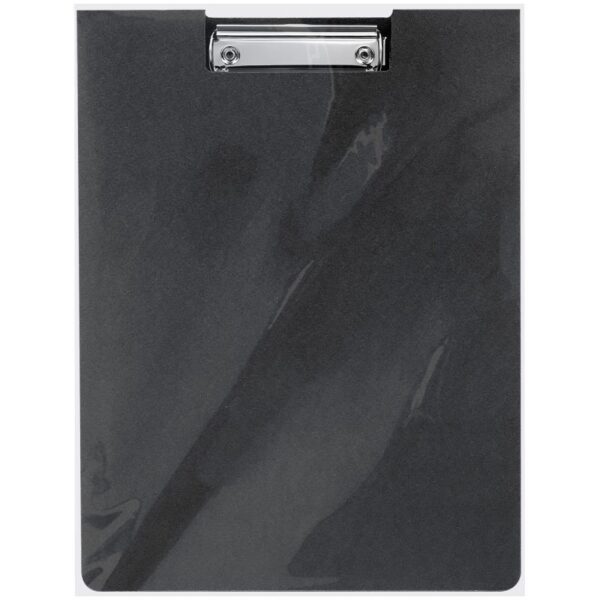 Папка-планшет с зажимом OfficeSpace А4, пластик (полифом), черный