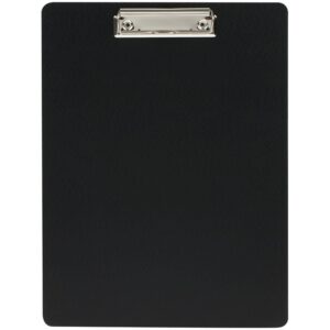 Планшет с зажимом OfficeSpace А4, пластик (полифом), черный