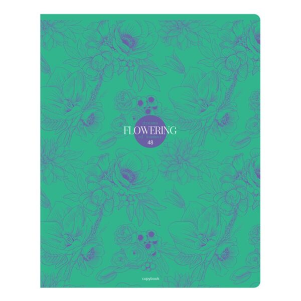 Тетрадь 48л., А5, клетка BG "Flowering"