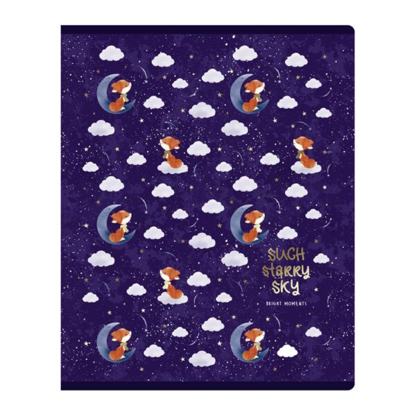 Тетрадь 48л., А5, клетка BG "Sweet dreams", тиснение фольгой