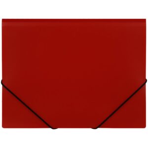 Папка на резинке СТАММ, А4, 500мкм, красная