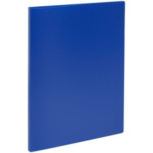Папка с зажимом СТАММ, 14мм, 500мкм, синяя