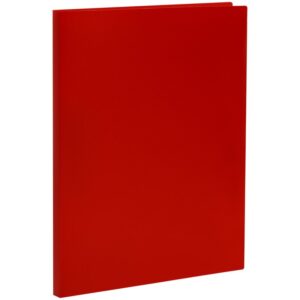 Папка с зажимом СТАММ, 14мм, 500мкм, красная