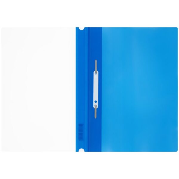 Папка-скоросшиватель пластик. перф. СТАММ, А4, 160мкм, синяя