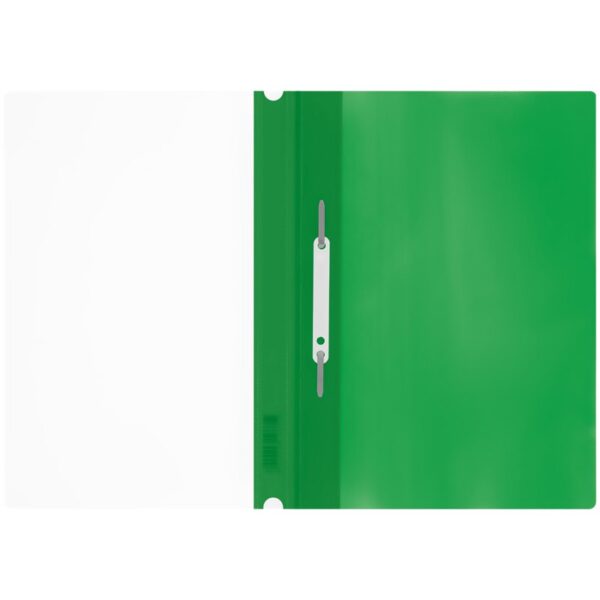 Папка-скоросшиватель пластик. перф. СТАММ, А4, 160мкм, зеленая