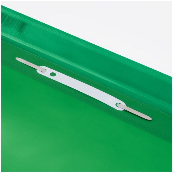 Папка-скоросшиватель пластик. перф. СТАММ, А4, 160мкм, зеленая