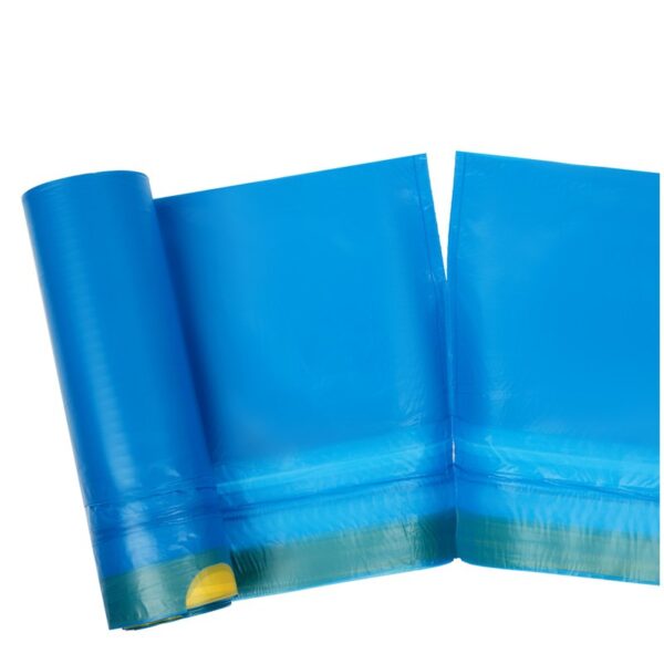 Мешки для мусора 30л OfficeClean ПВД, 50*60см, 20мкм, 20шт., особо прочные, синие, в рулоне, с завязками