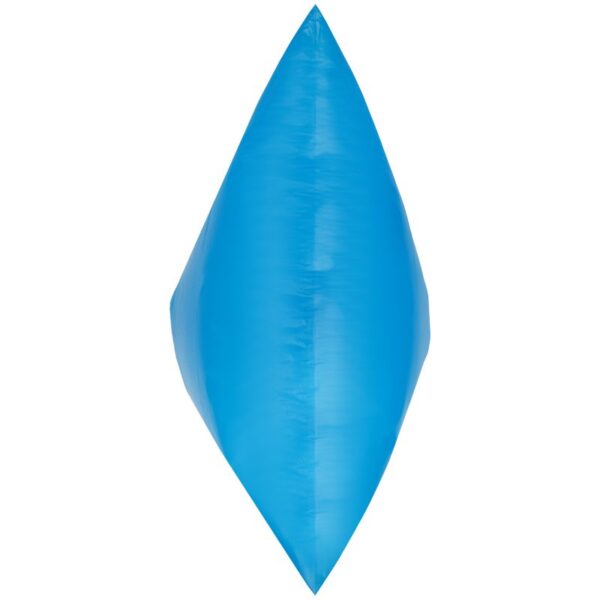 Мешки для мусора 60л OfficeClean ПСД, 60*70см, 30мкм, 15шт., особо прочные, синие, в рулоне, с завязками