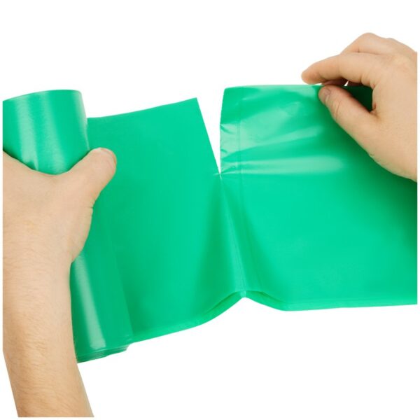 Мешки для раздельного сбора мусора 120л OfficeClean ПВД, 70*108см, 38мкм, 10шт., прочные, зеленые, в рулоне