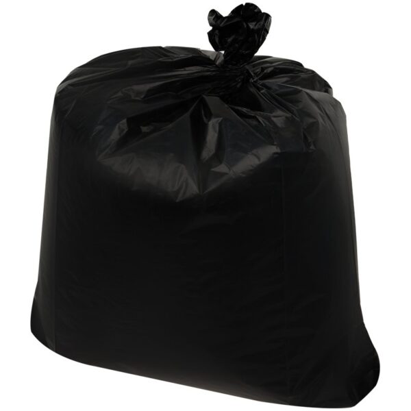 Мешки для мусора 180л OfficeClean ПВД, 90*110 см, 65 мкм, 10шт., особо прочные, черные, в рулоне