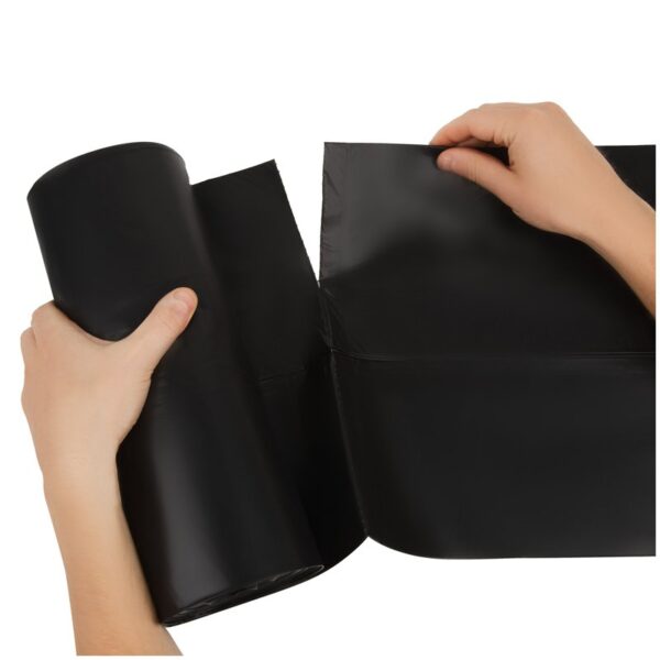 Мешки для мусора 360л OfficeClean ПВД, 110*140см, 60мкм, 10шт., прочные, черные, в рулоне
