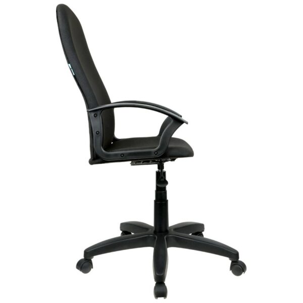 Кресло руководителя Helmi HL-E79 "Elegant" LTP, ткань черная, пиастра