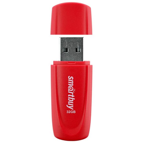 Память Smart Buy "Scout"  32GB, USB 2.0 Flash Drive, красный