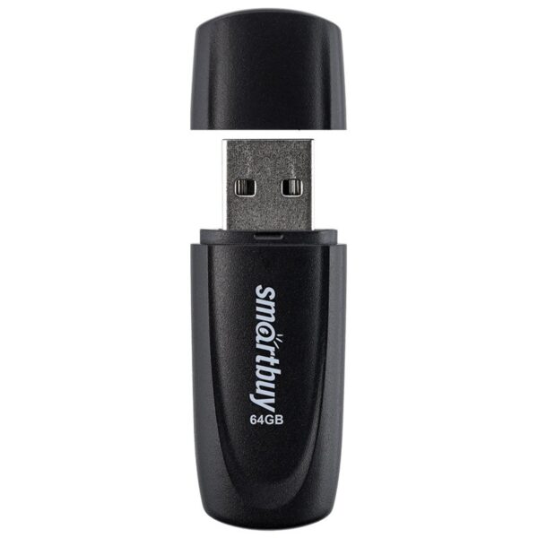 Память Smart Buy "Scout"  64GB, USB 2.0 Flash Drive, черный