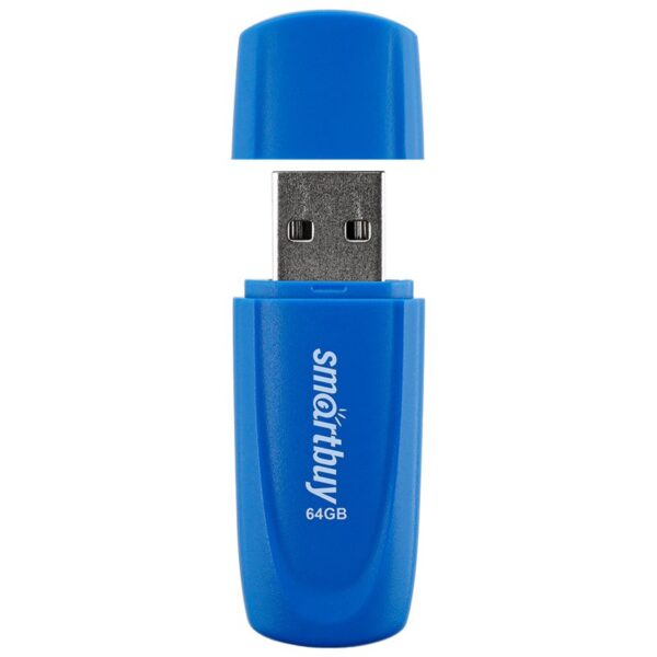 Память Smart Buy "Scout"  64GB, USB 2.0 Flash Drive, синий