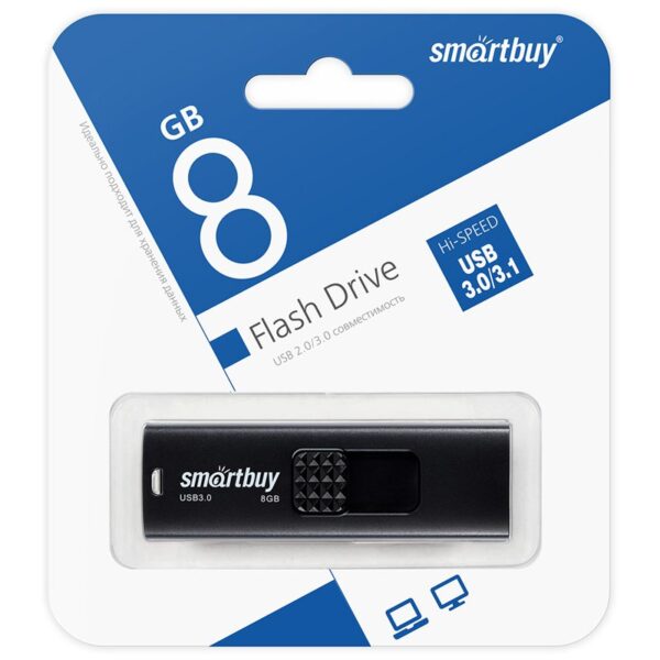 Память Smart Buy "Fashion"  8GB, USB 3.0 Flash Drive, черный