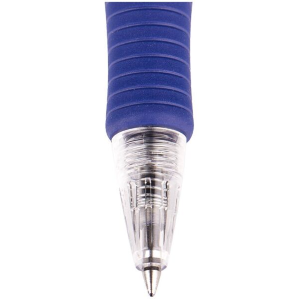 Ручка шариковая автоматическая Pilot "Super Grip" синяя, 0,7мм, синий грип