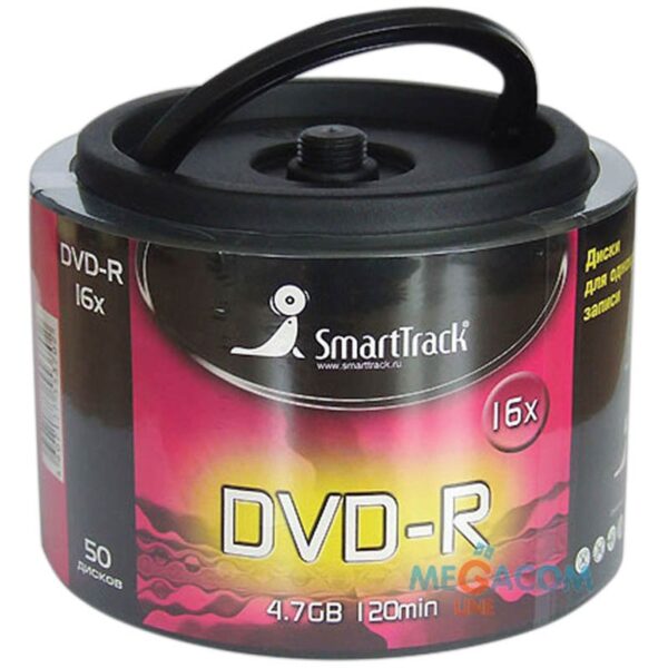 Диск DVD-R 4.7Gb Smart Track 16х Cake Box (50шт)