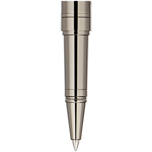 Ручка-роллер Delucci "Mistico" черная, 0,6мм, корпус оружейный металл, подарочная упаковка