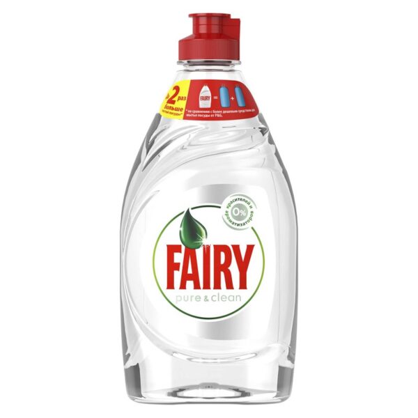 Средство для мытья посуды Fairy "Pure&Clean", 450мл (ПОД ЗАКАЗ)