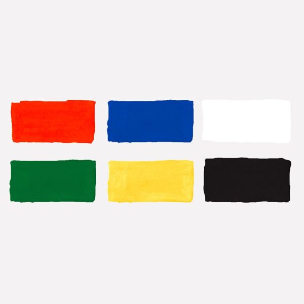 Краски пальчиковые Мульти-Пульти, 06 цветов, 210мл, классические, картон