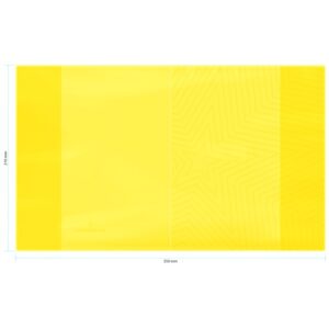 Обложка 210*350 для дневников и тетрадей, Greenwich Line, ПВХ 180мкм, "Neon Star", желтый, ШК