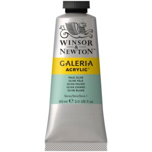 Краска акриловая художественная Winsor&Newton "Galeria", 60мл, туба, бледно-оливковый