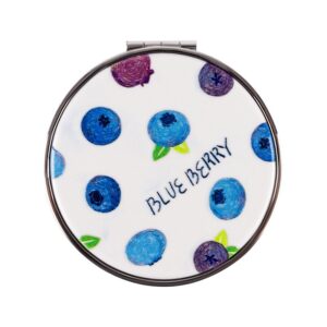 Зеркальце карманное складное MESHU "Blueberry"