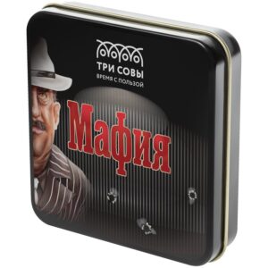 Игра настольная ТРИ СОВЫ "Мафия", 14 карточек, метал. коробка