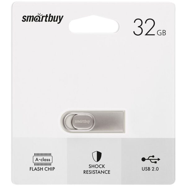 Память Smart Buy "M3"  32GB, USB 3.0 Flash Drive, серебристый (металл. корпус )