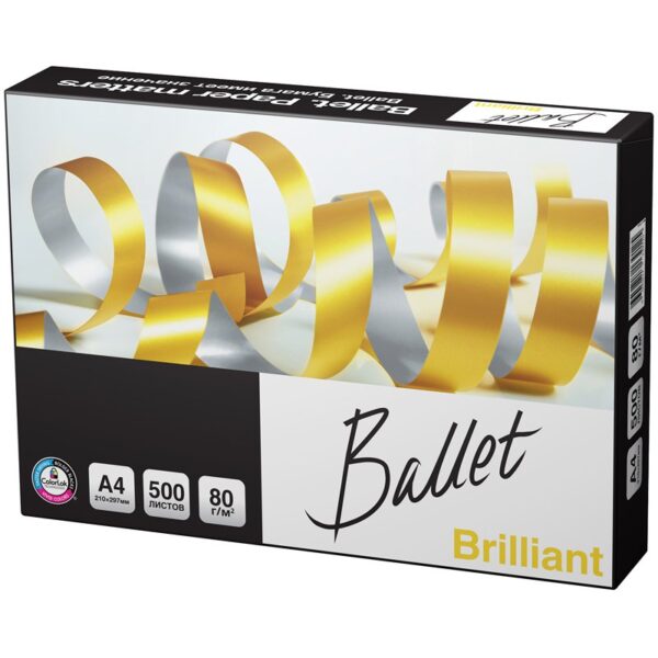 Бумага Ballet "Brilliant" А4, Марка А, 500л.